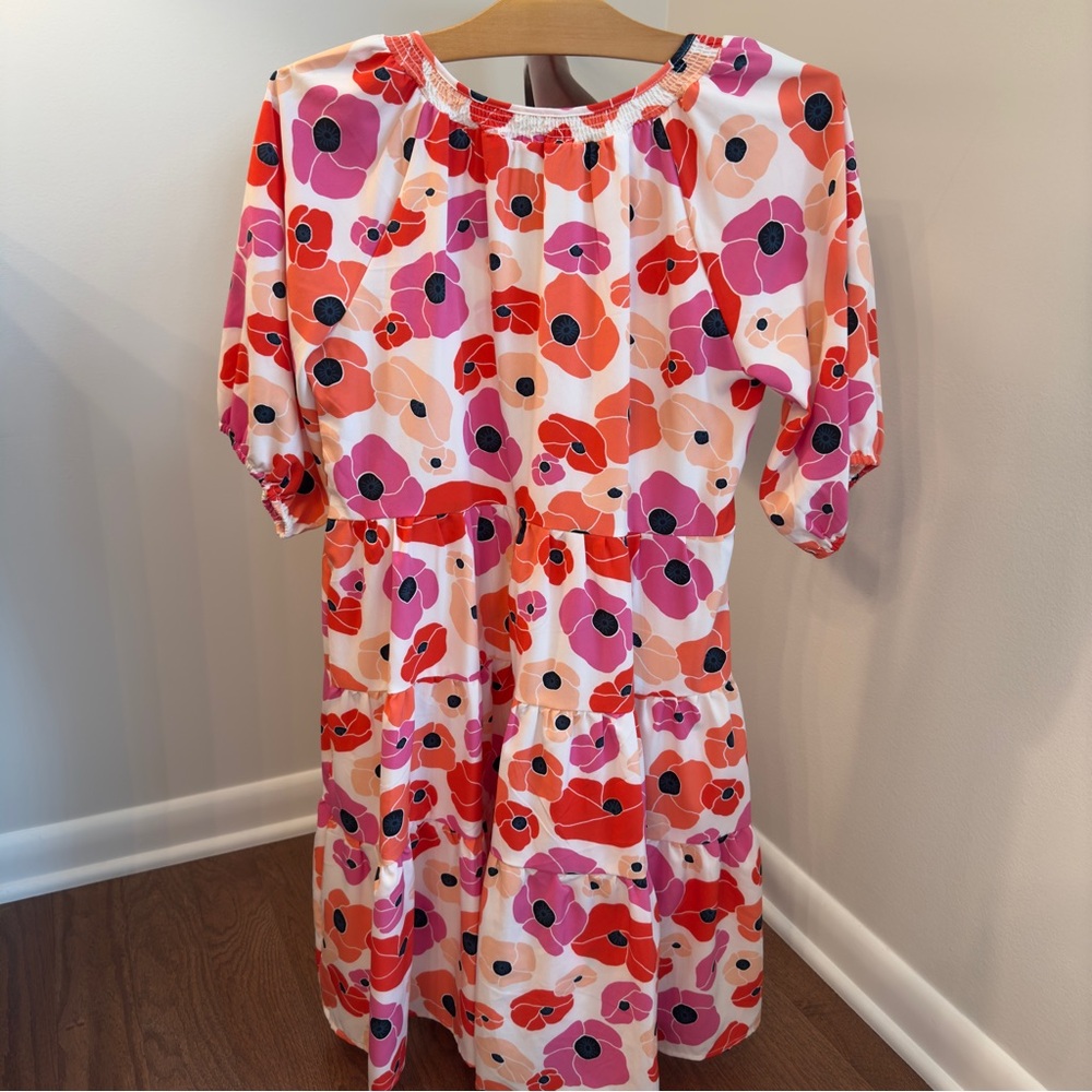 Michelle Mcdowell Floral Poppy Dress View 3